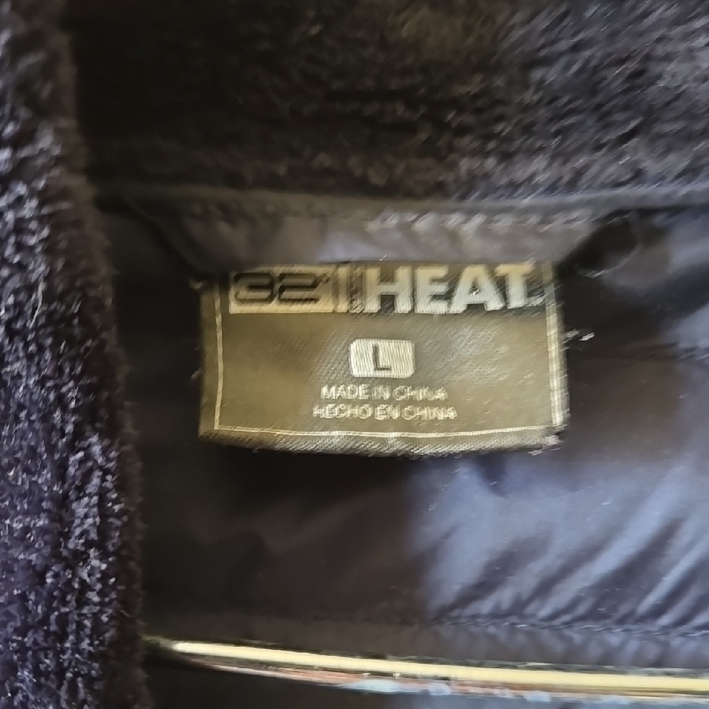 Women's 32 Degrees Heat Navy Nylon Fleece Lined Ladies Jacket Size Large FC - Picture 3 of 6